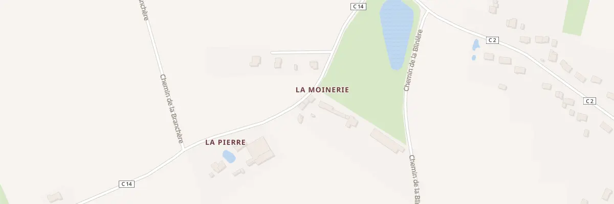 Plan du 604 La Moinerie à Mésanger
