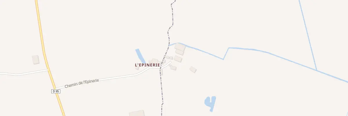 Plan du 5000 L’Epinerie à La Rouaudière