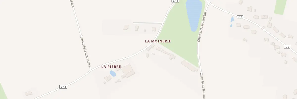 Plan du 602 La Moinerie à Mésanger