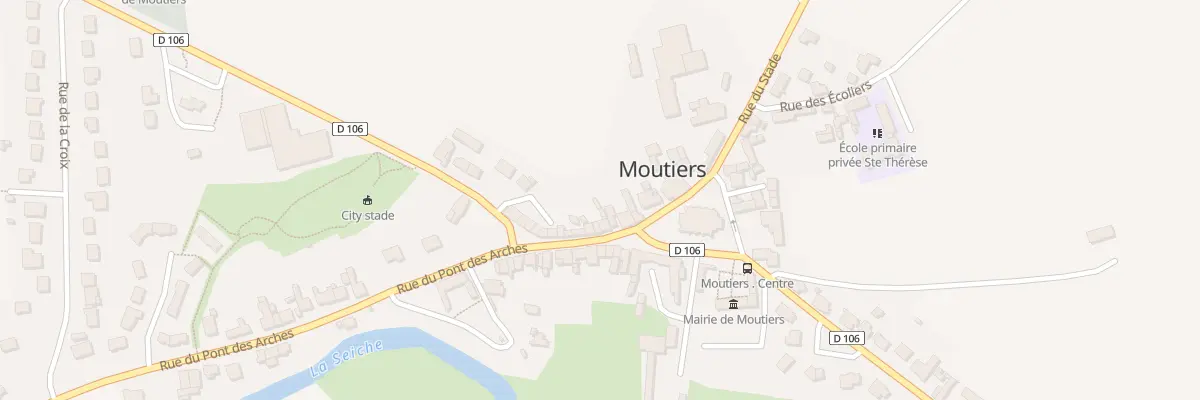 Plan du 24 Place Saint Martin à Moutiers