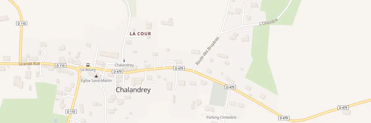 Plan du 2 Grande Rue - Chalandrey à Isigny-le-Buat