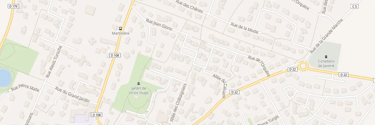Plan du 3 Rue François Bordais à Javené