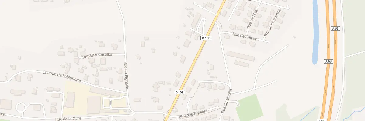 Plan du 549 Av des Landes à Magescq