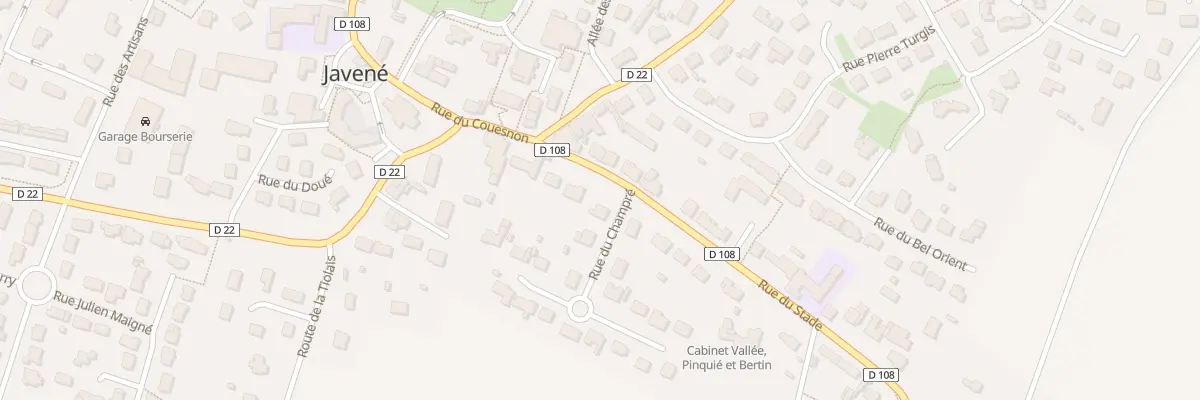 Plan du 5241 Rue du Champré à Javené