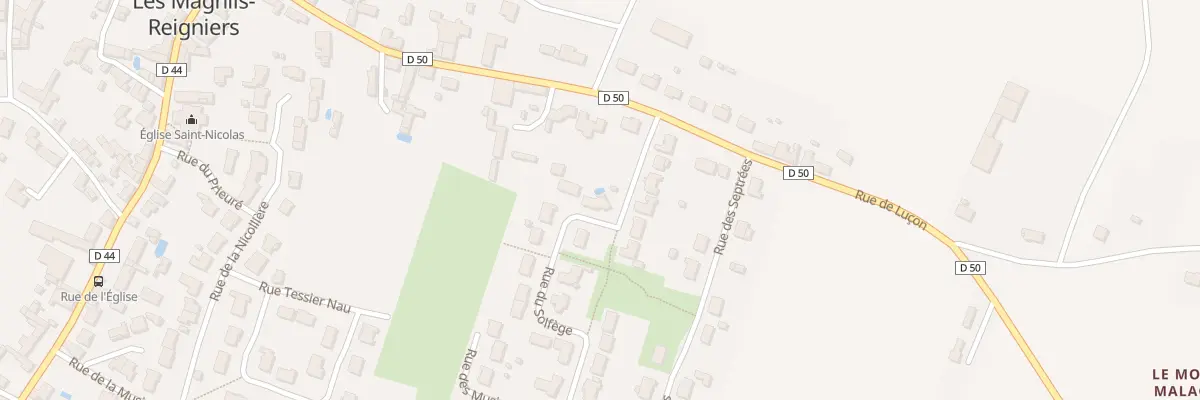 Plan du 8 Rue du solfège aux Magnils-Reigniers