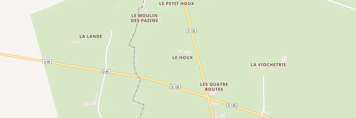 Plan du 5060 Le Houx à La Rouaudière