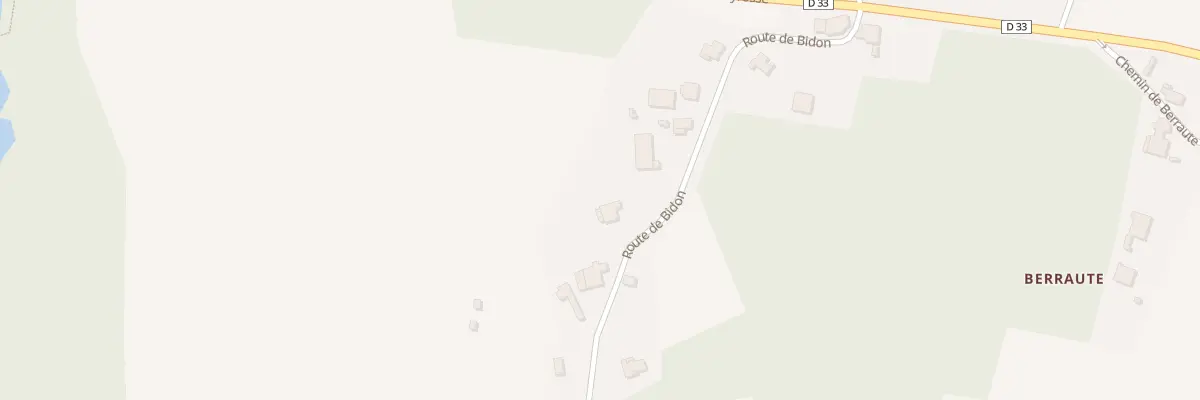 Plan du 304 Rte de Bidon à Pey