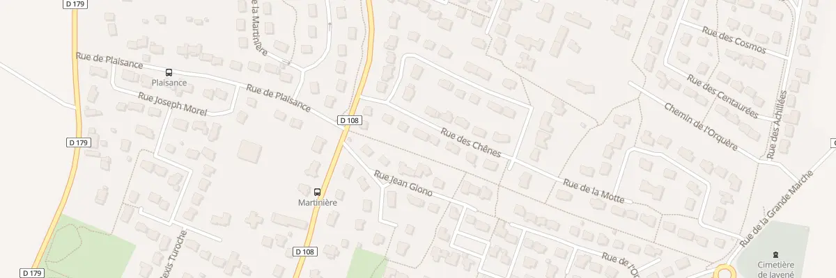 Plan du 4 Rue des Chenes à Javené