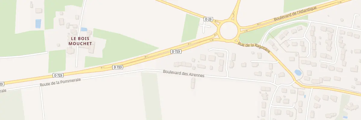 Plan du 1280 Bd des Airennes à Ancenis-Saint-Géréon