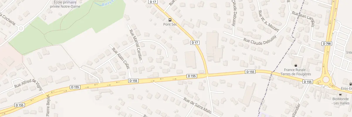 Plan du 21 Rue Francois Cevert à Lécousse