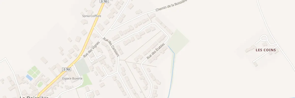 Plan du 19 Rue des erables à La Boissière-du-Doré