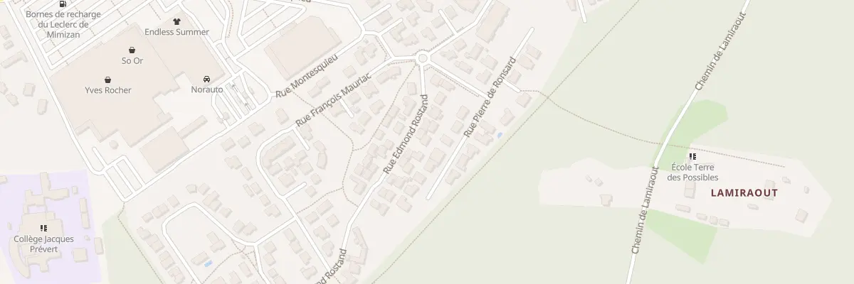 Plan du 97 Rue Edmond Rostand à Mimizan