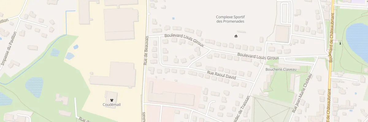 Plan du 20 Rue Raoul David à Vitré