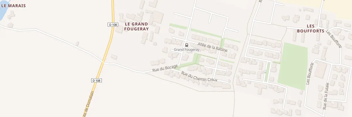 Plan du 3 Rue du Bocage à Vitré