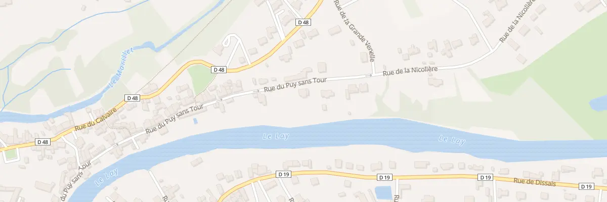 Plan du 42 Rue du puy sans tour à Mareuil-sur-Lay-Dissais
