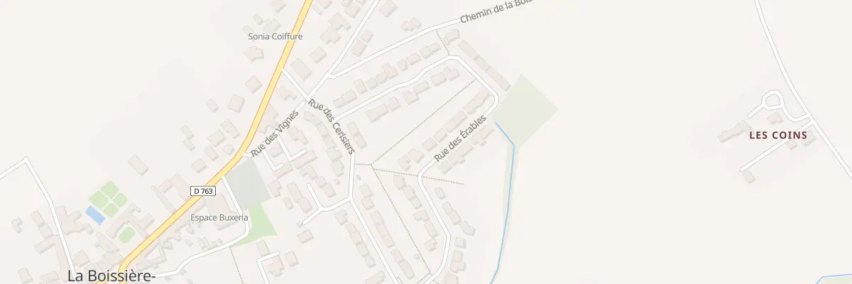 Plan du 17 Rue des erables à La Boissière-du-Doré