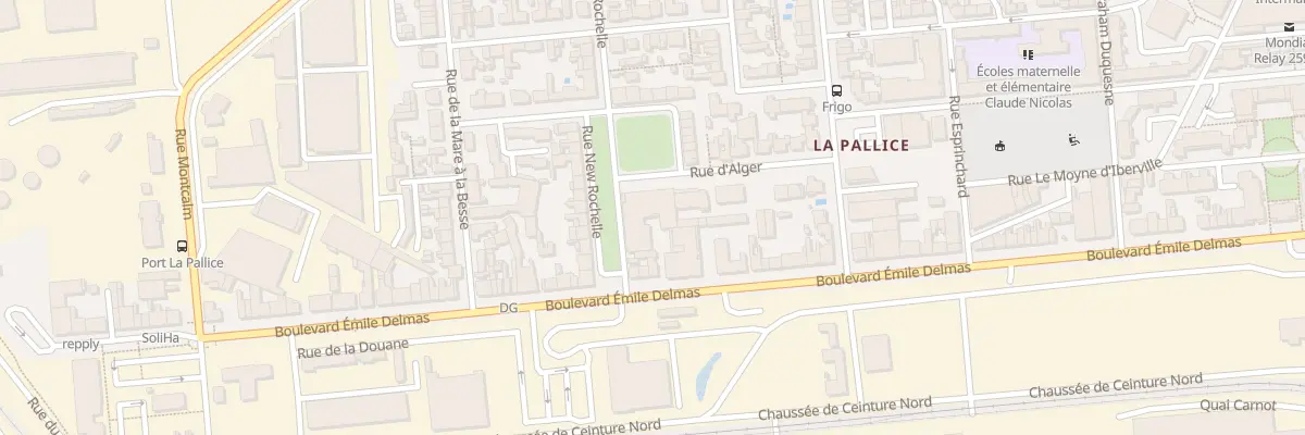 Plan du 13 Rue d’Alger à La Rochelle