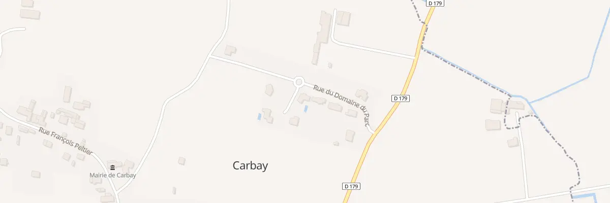 Plan du 9 Rue du domaine du parc à Carbay