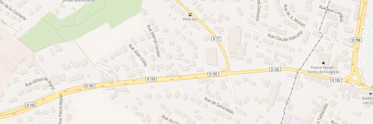 Plan du 18 Rue Francois Cevert à Lécousse