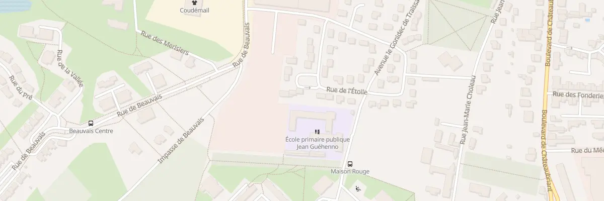 Plan du 44 Rue de l’Etoile à Vitré