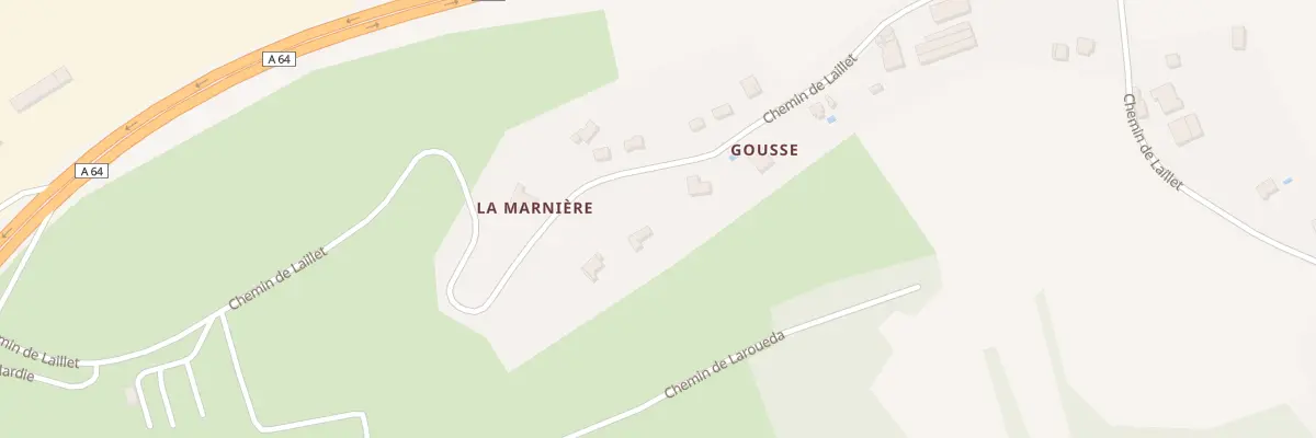 Plan du 1229 Che de Laillet à Guiche
