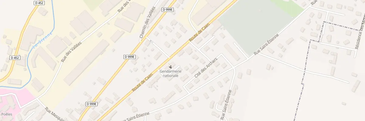 Plan du 42 Rue de Caen - Villedieu à Villedieu-les-Poêles-Rouffigny