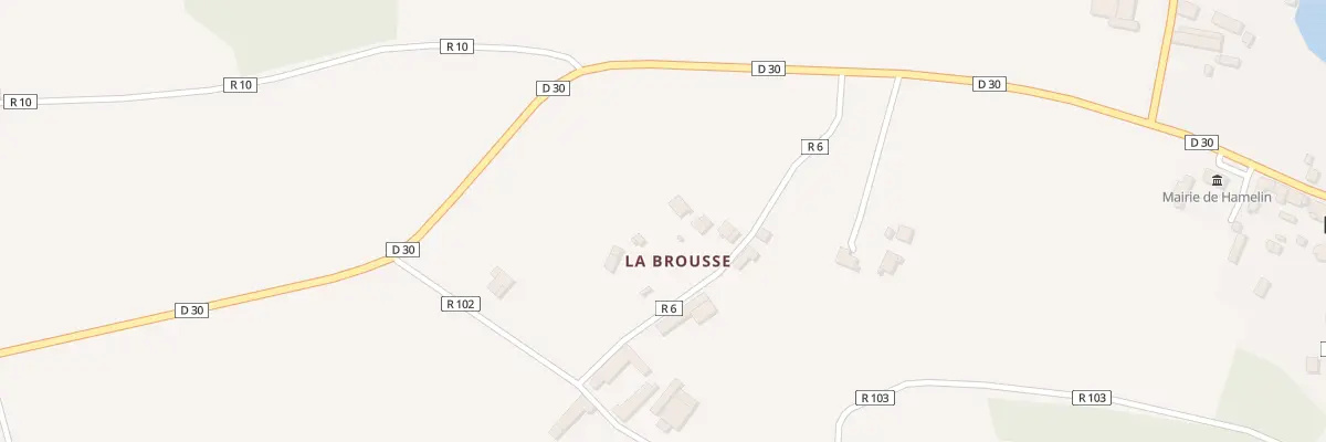 Plan du 65 La Brousse à Hamelin