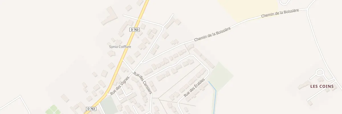 Plan du 46 Rue des erables à La Boissière-du-Doré