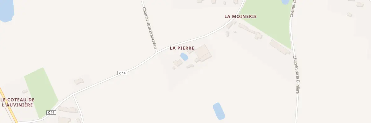 Plan du 498 La Pierre à Mésanger