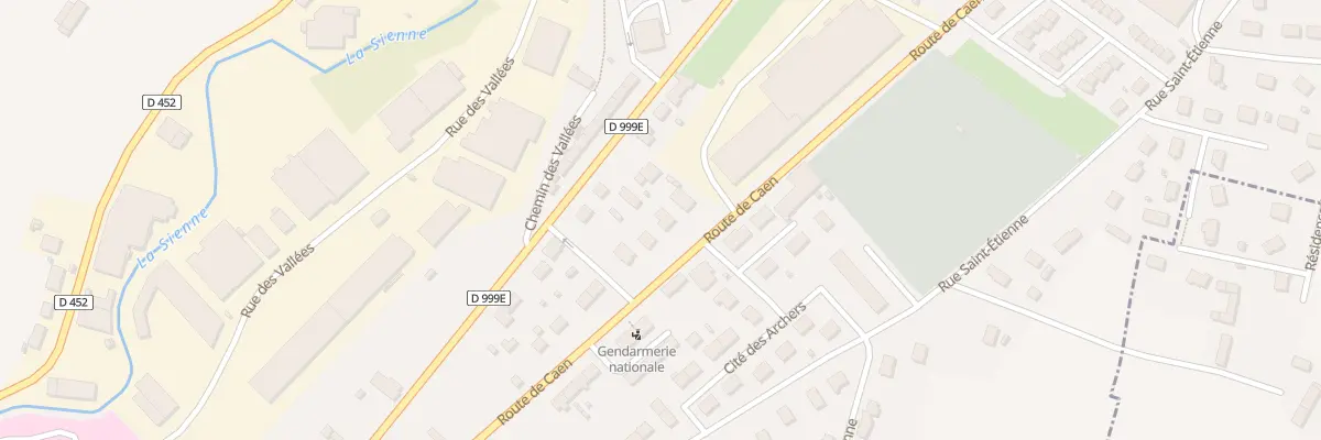Plan du 41 Rue de Caen - Villedieu à Villedieu-les-Poêles-Rouffigny