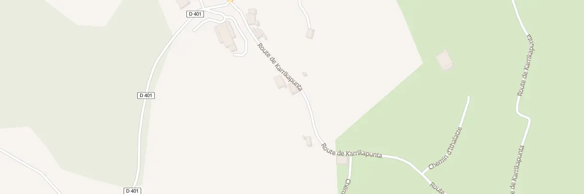 Plan du 190 Rte de Karrikapunta à Caro