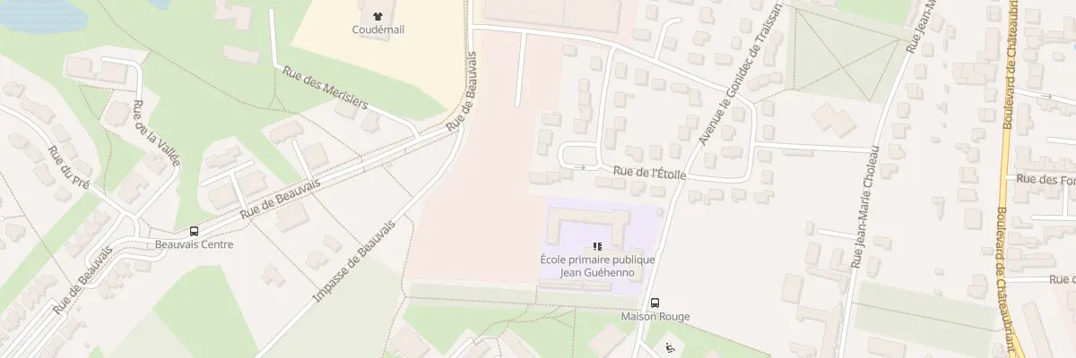 Plan du 40 Rue de l’Etoile à Vitré