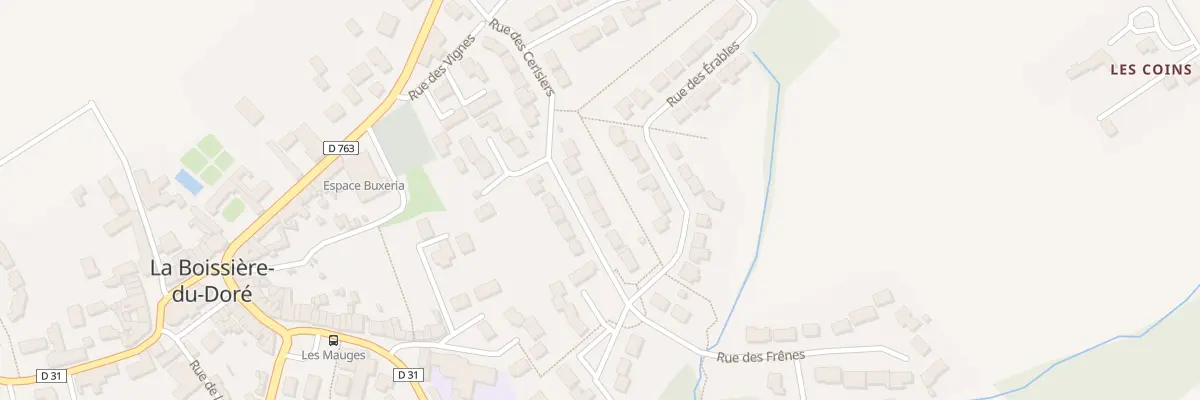 Plan du 8 Rue des cerisiers à La Boissière-du-Doré