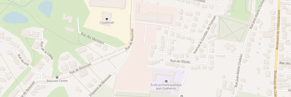 Plan du 4 Imp Georges Coudé à Vitré