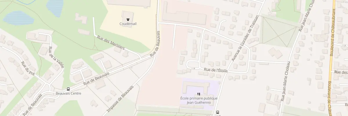 Plan du 6 Imp Georges Coudé à Vitré