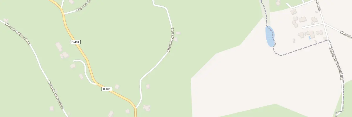 Plan du 190 Che d’Urtia à Caro