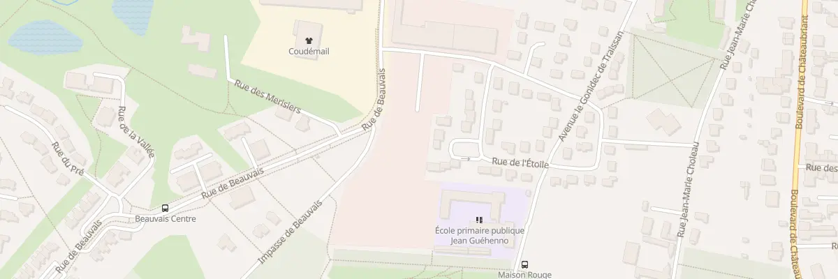Plan du 8 Imp Georges Coudé à Vitré