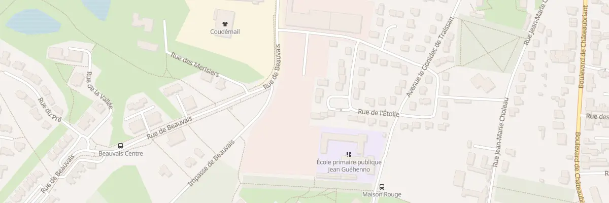 Plan du 10 Imp Georges Coudé à Vitré