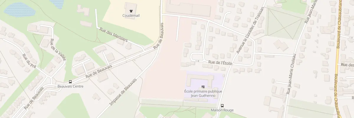 Plan du 12 Imp Georges Coudé à Vitré