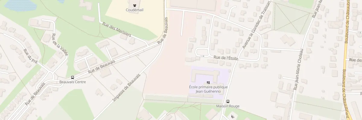Plan du 16 Imp Georges Coudé à Vitré
