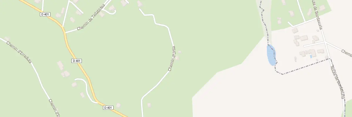 Plan du 246 Che d’Urtia à Caro