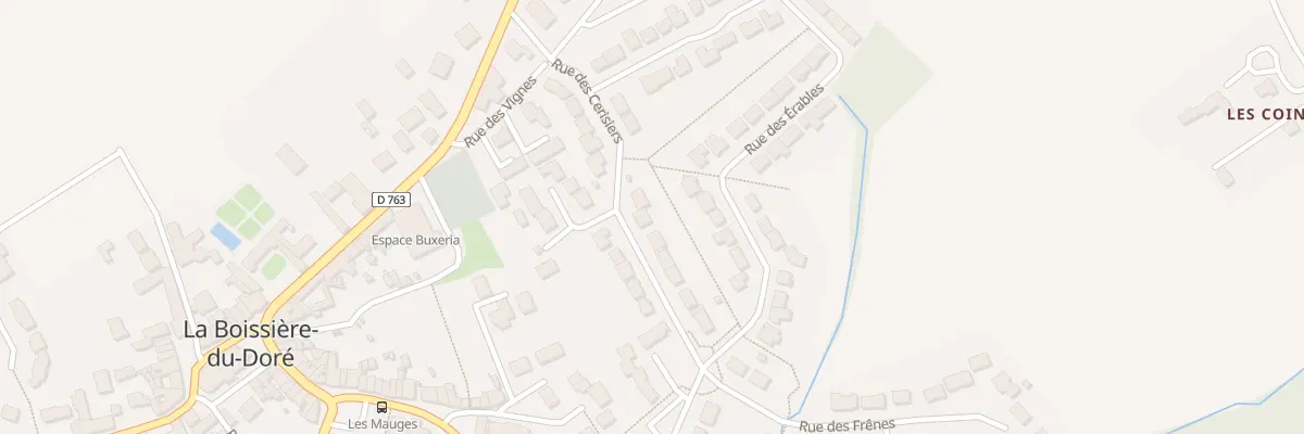 Plan du 12 Rue des cerisiers à La Boissière-du-Doré