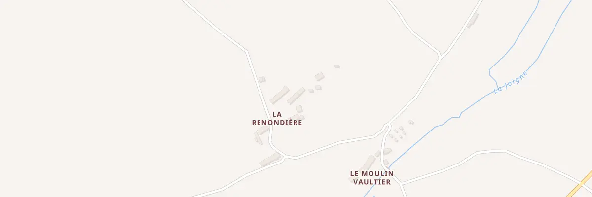 Plan du 5 La Renondiere à Quibou