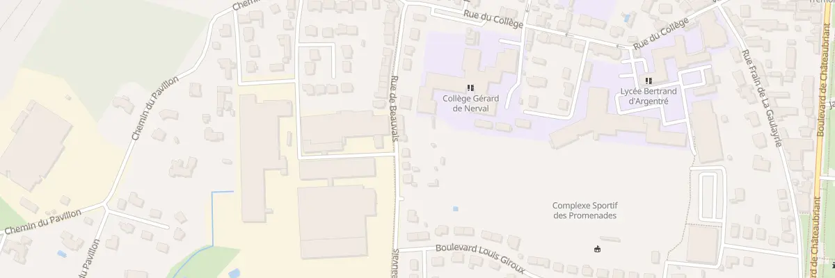 Plan du 17 Rue de Beauvais à Vitré