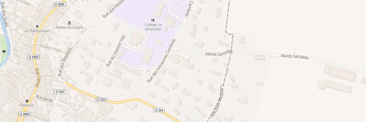 Plan du 4 Rue des Anciennes Carrières à Villedieu-les-Poêles-Rouffigny