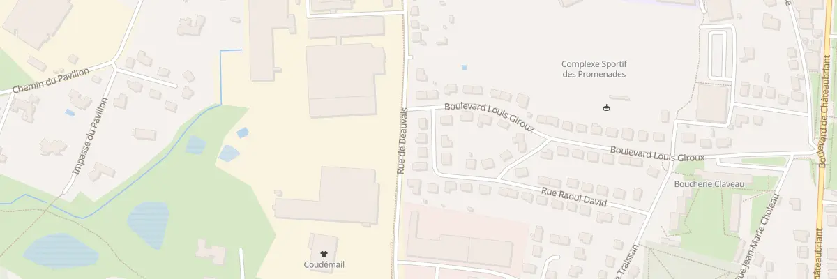 Plan du 41 Rue Raoul David à Vitré