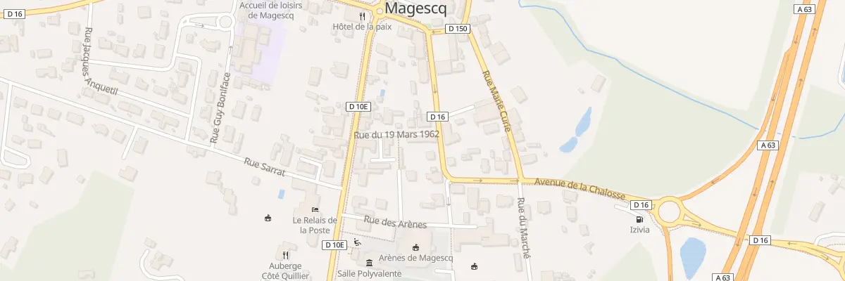 Plan du 14 Rue du 19 Mars 1962 à Magescq