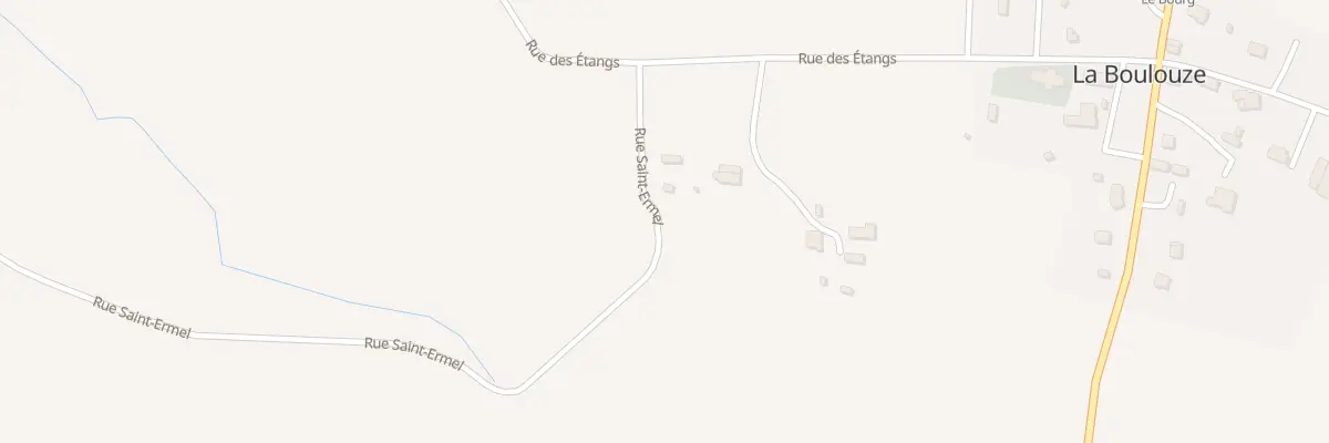 Plan du 6013 Les Deserts - La Boulouze à Saint-Ovin