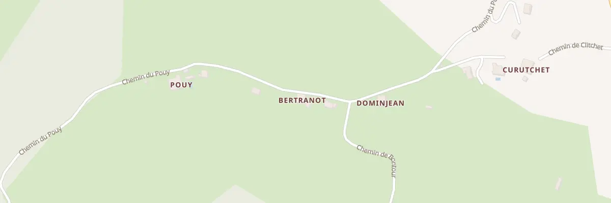 Plan du 701 Che du Pouy à Guiche