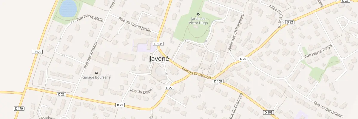 Plan du 14 Rue du Couesnon à Javené